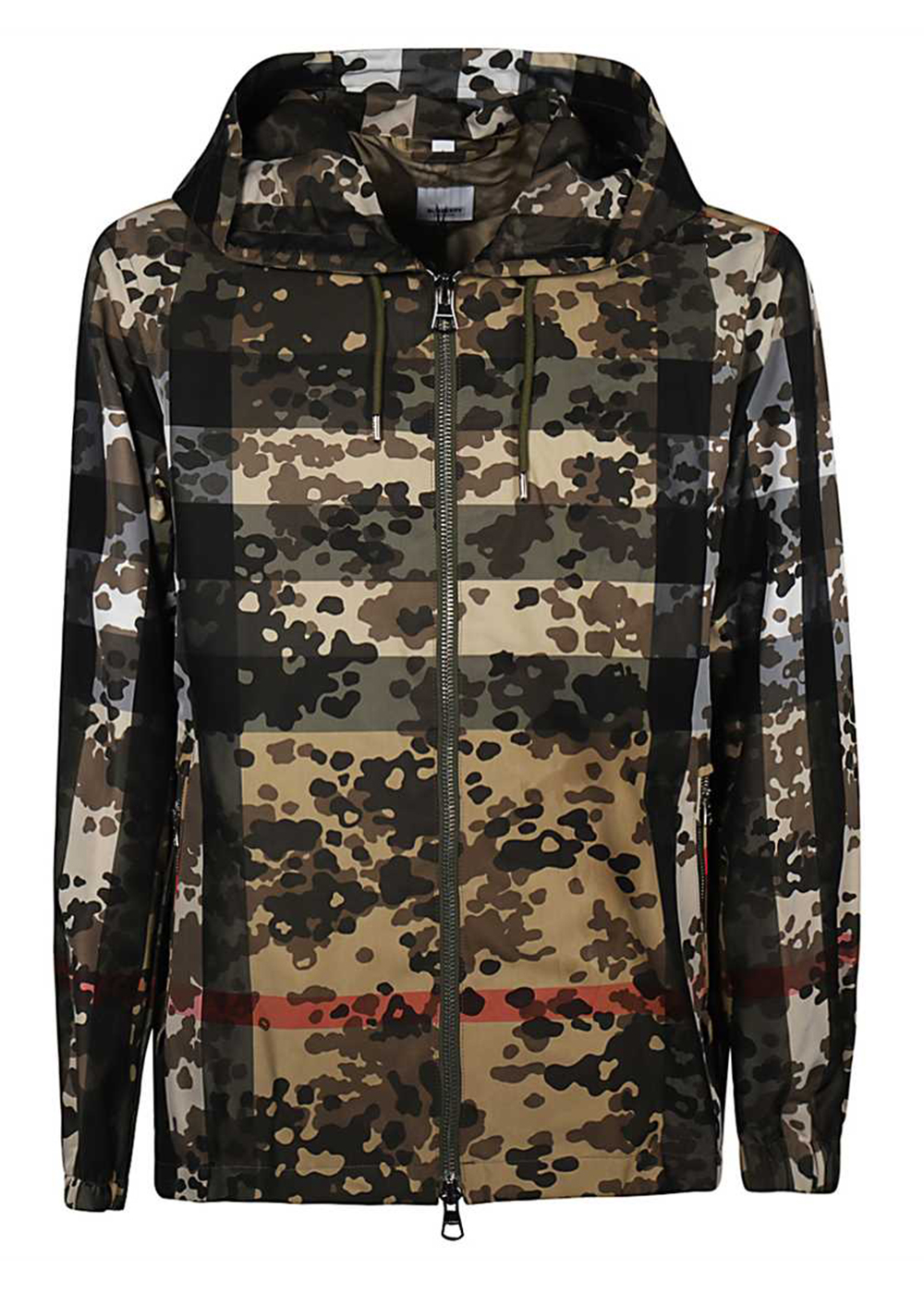 streetwear Burberry Stretton Camouflage Check lightweight Jacket Archive Beige Green