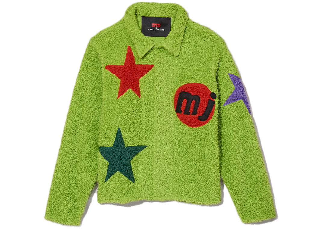 streetwear Cactus Plant Flea Market x Marc Jacobs Tattoo Shirt Jacket Green