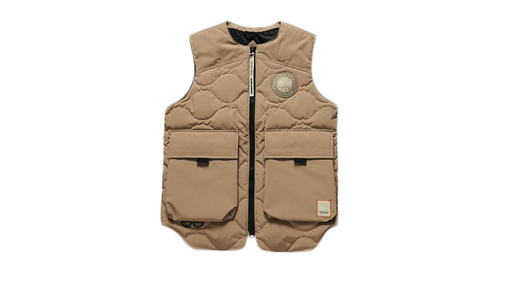 streetwear Canada Goose x NBA x Salehe Bembury Vest Tan