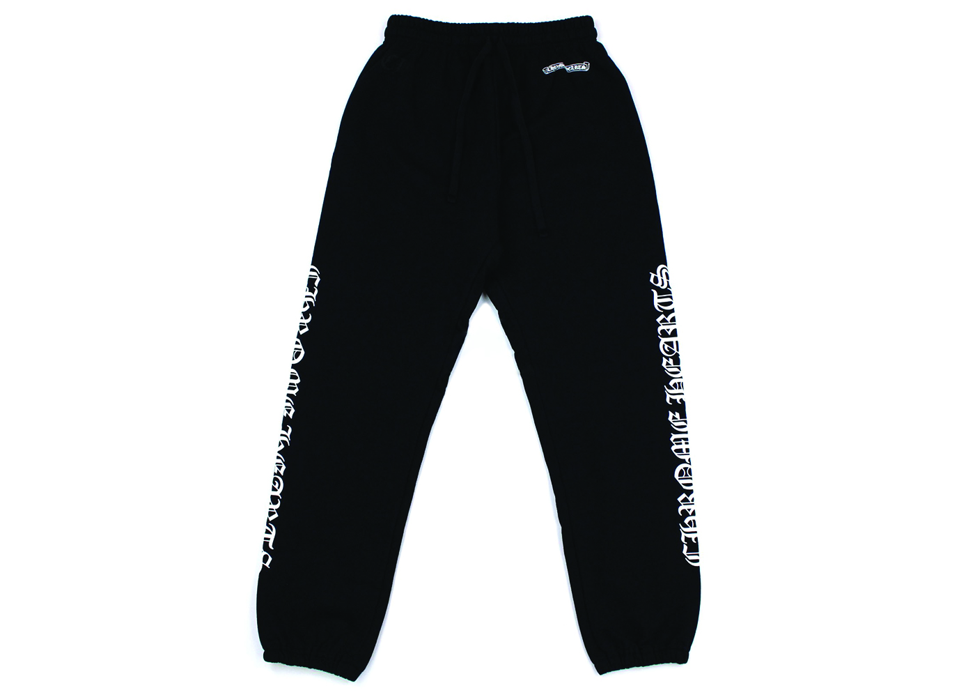 streetwear Chrome Hearts Logo Sweatpants Black