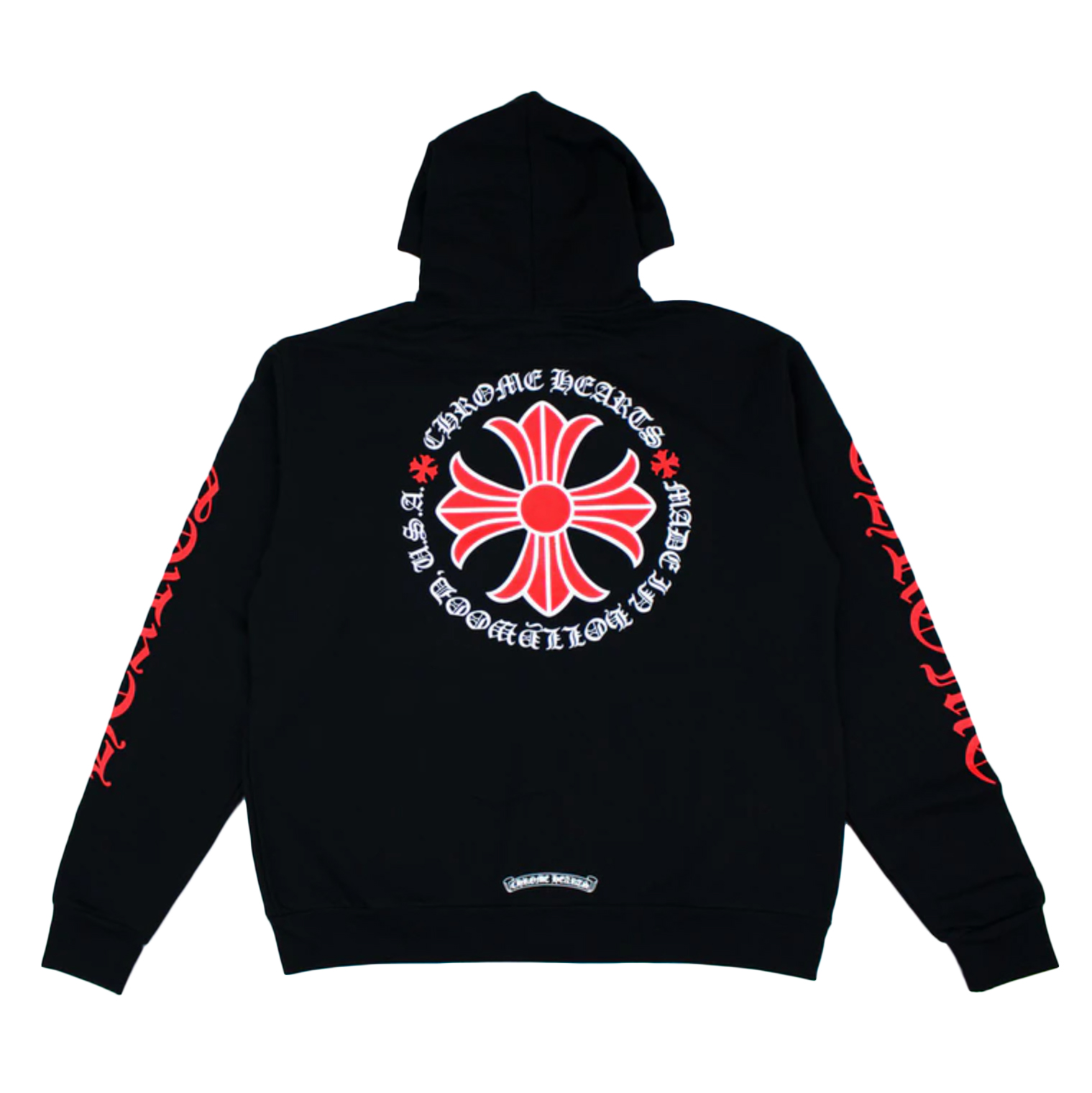 streetwear Chrome Hearts Made In Hollywood Plus Hoodie Black/Red