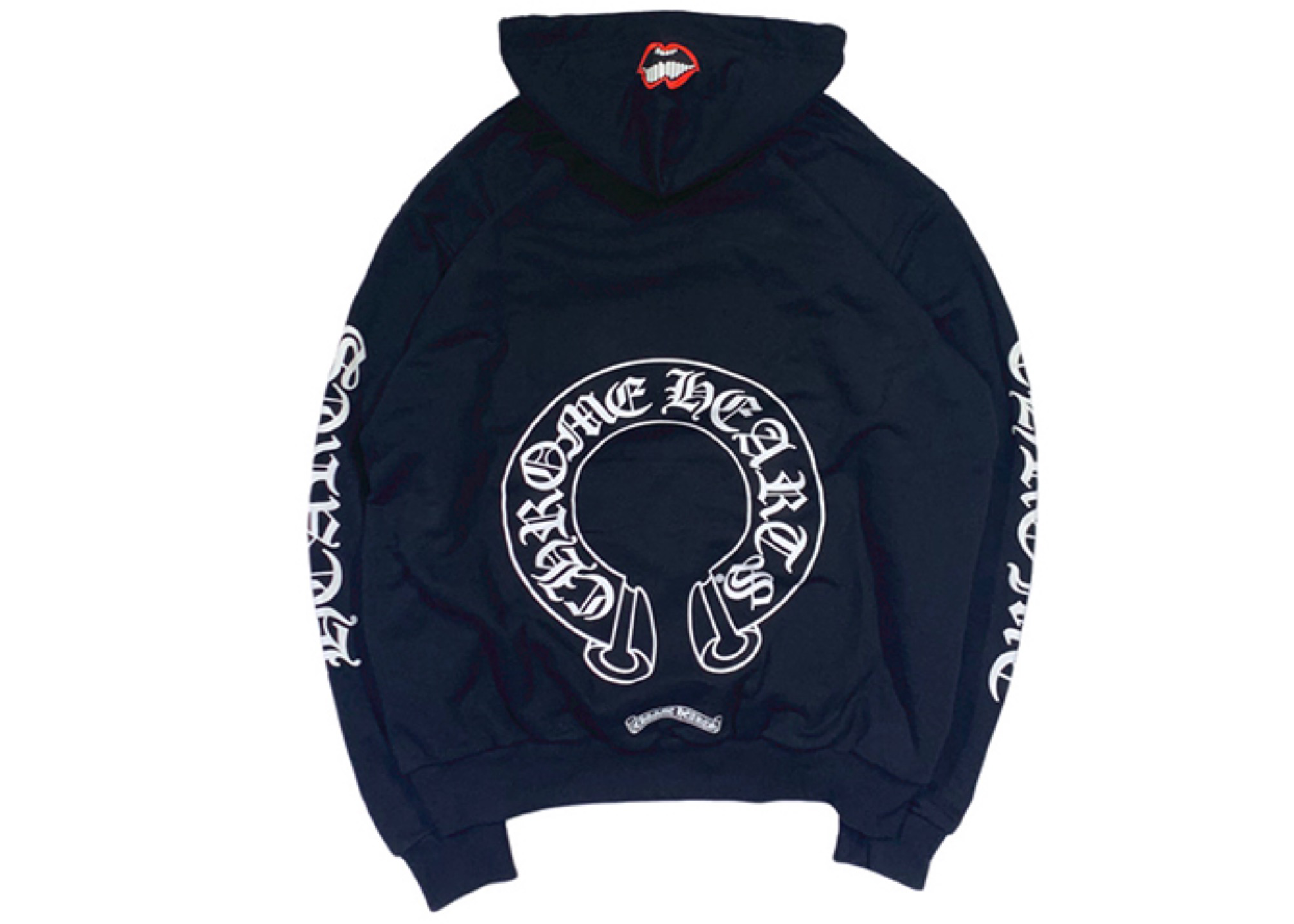 streetwear Chrome Hearts Matty Boy Chomper Horseshoe Hoodie Black
