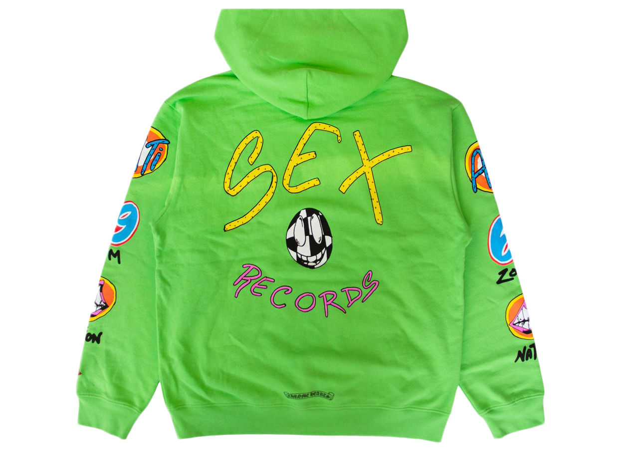 streetwear Chrome Hearts Matty Boy Sex Records Hoodie Citrus