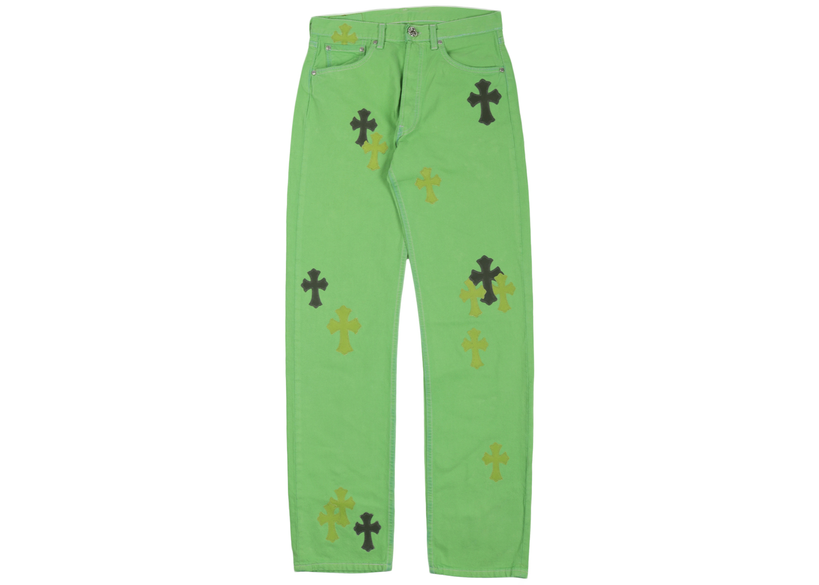 streetwear Chrome Hearts Matty Boy Sex Records Vintage Levi's Jeans Slime Green