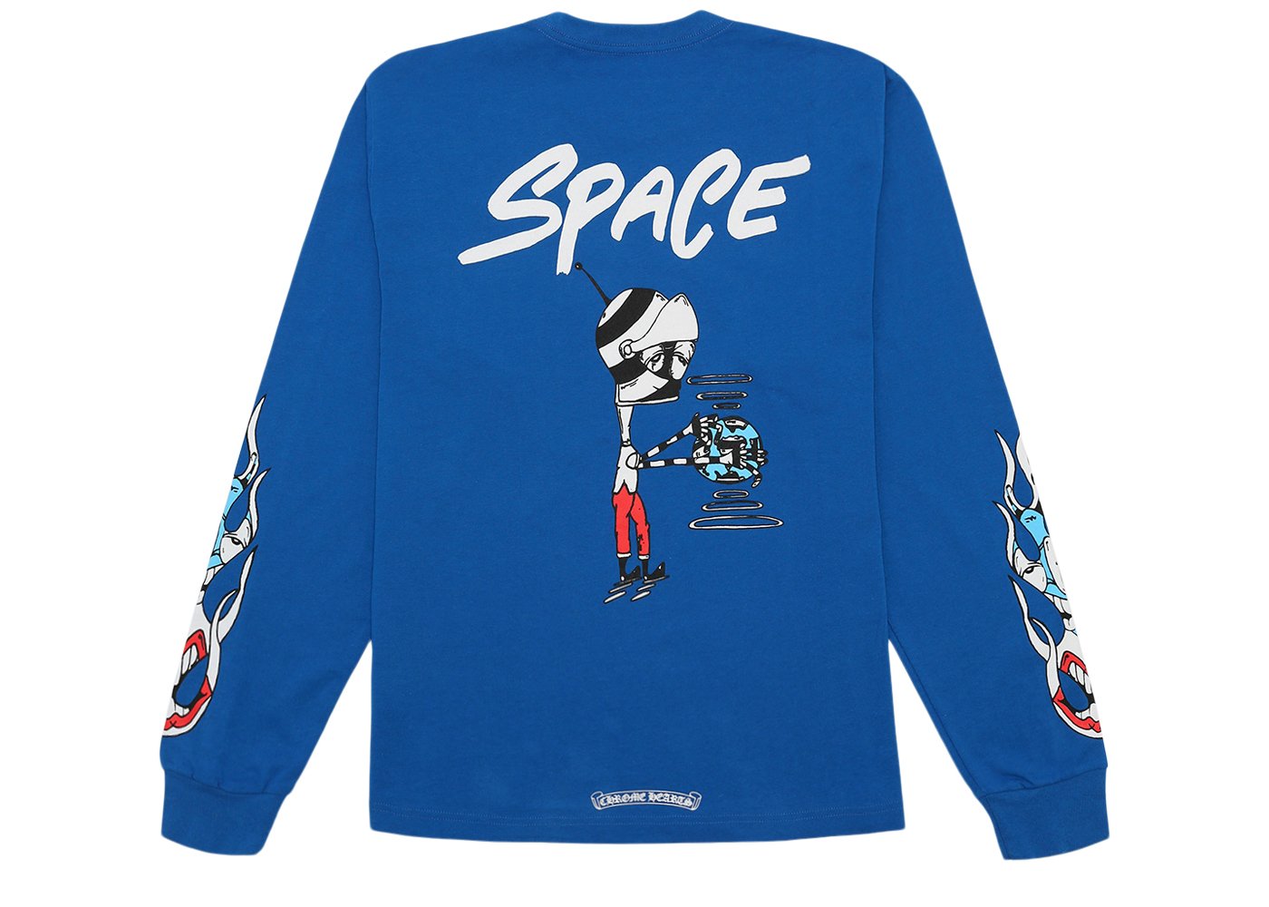 streetwear Chrome Hearts Matty Boy Space L/S T-Shirt Blue