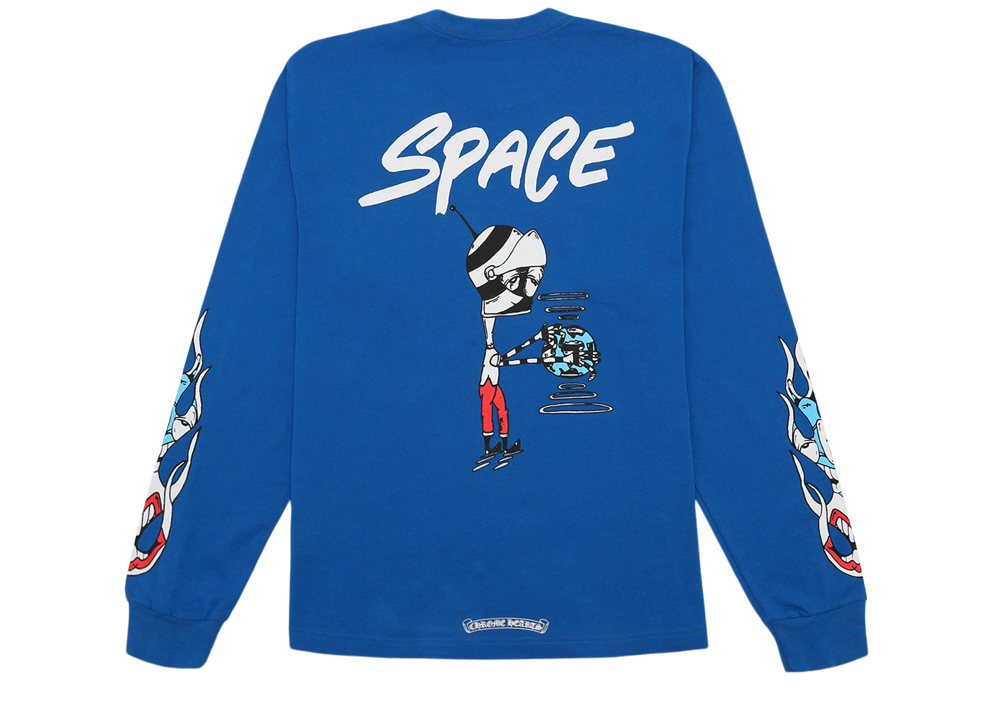 streetwear Chrome Hearts Matty Boy Space L/S T-Shirt Blue
