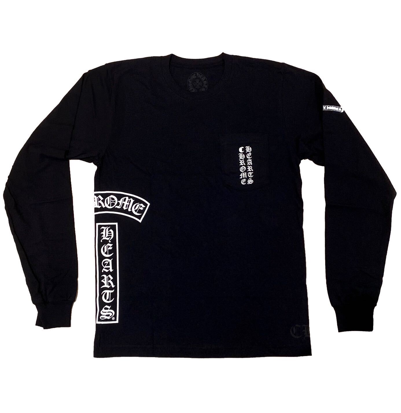 streetwear Chrome Hearts Multi Logo L/S T-Shirt Black
