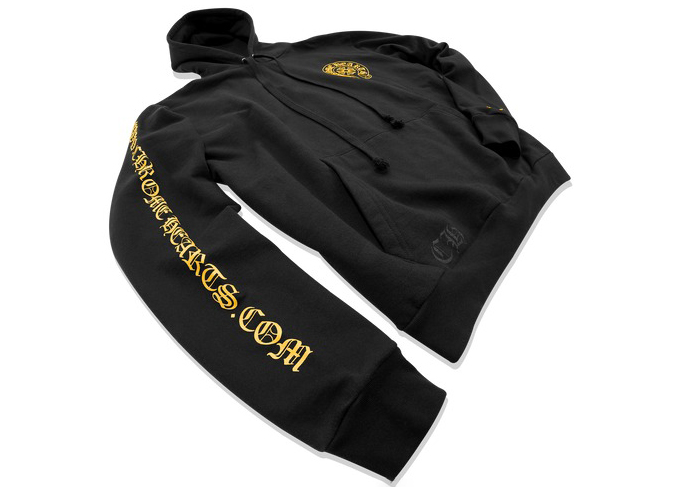 streetwear Chrome Hearts Online Exclusive Hoodie Black/Yellow