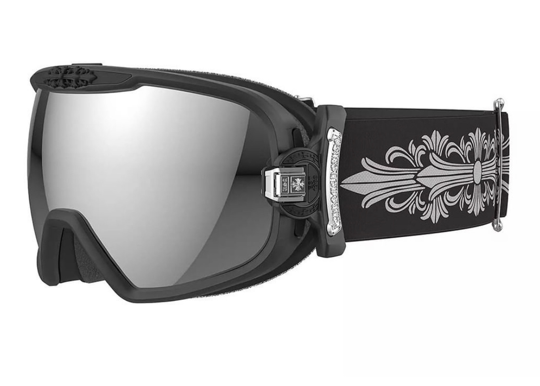 streetwear Chrome Hearts Snow Goggles Black