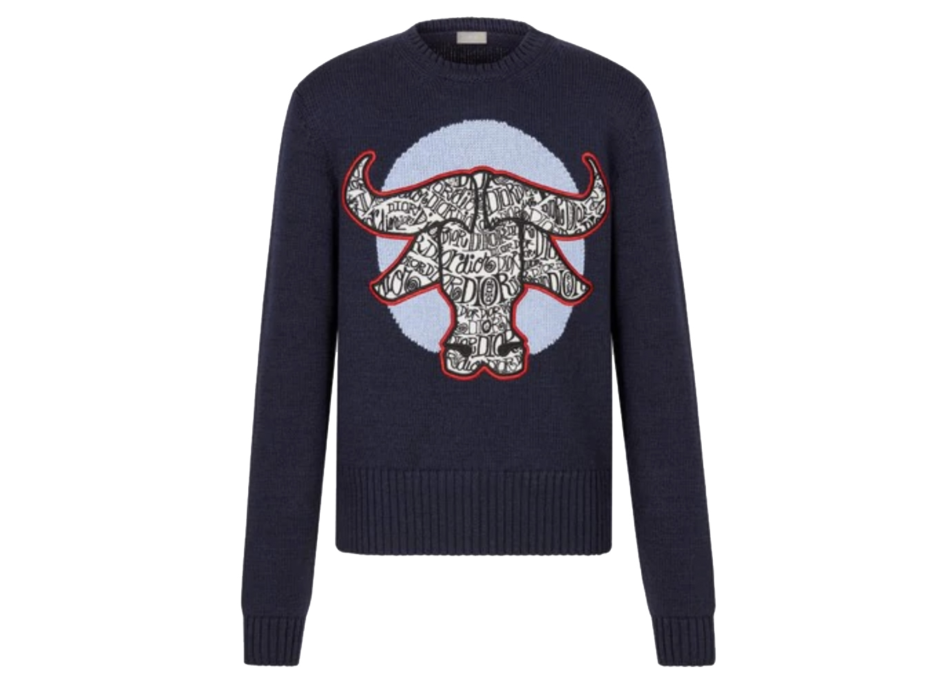 streetwear Dior And Shawn Sweater Navy Blue