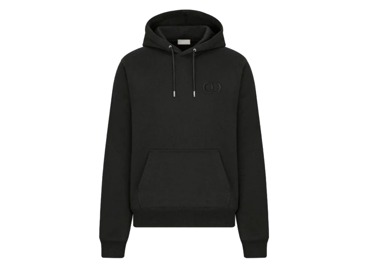 Dior "CD Icon" Hooded Sweatshirt Black streetwear