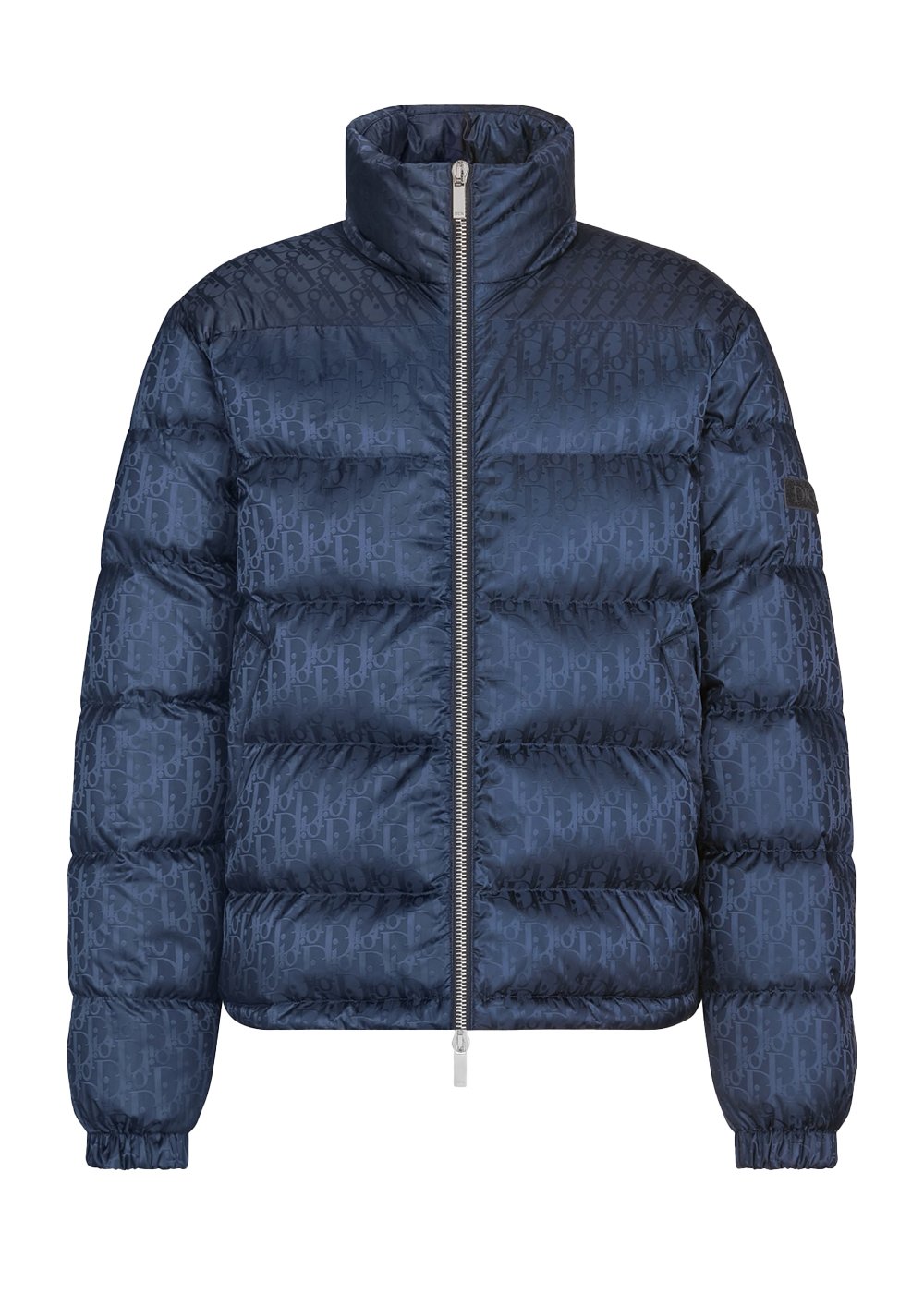 Dior Oblique Down Jacket Navy Blue Technical Jacquard sneakers