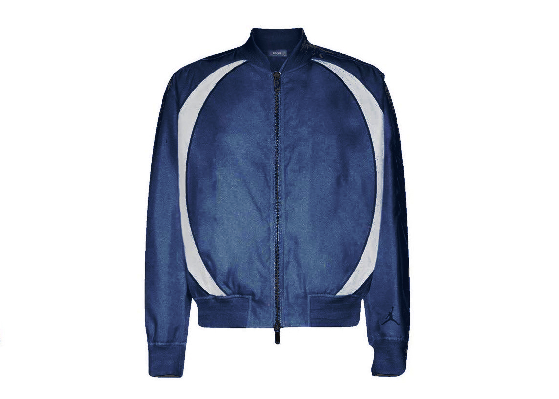 streetwear Dior x Jordan Bomber Jacket Navy