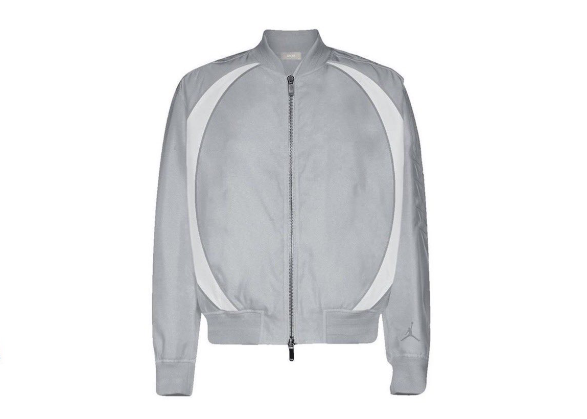 Dior x Jordan Bomber Jacket Grey sneaker informations