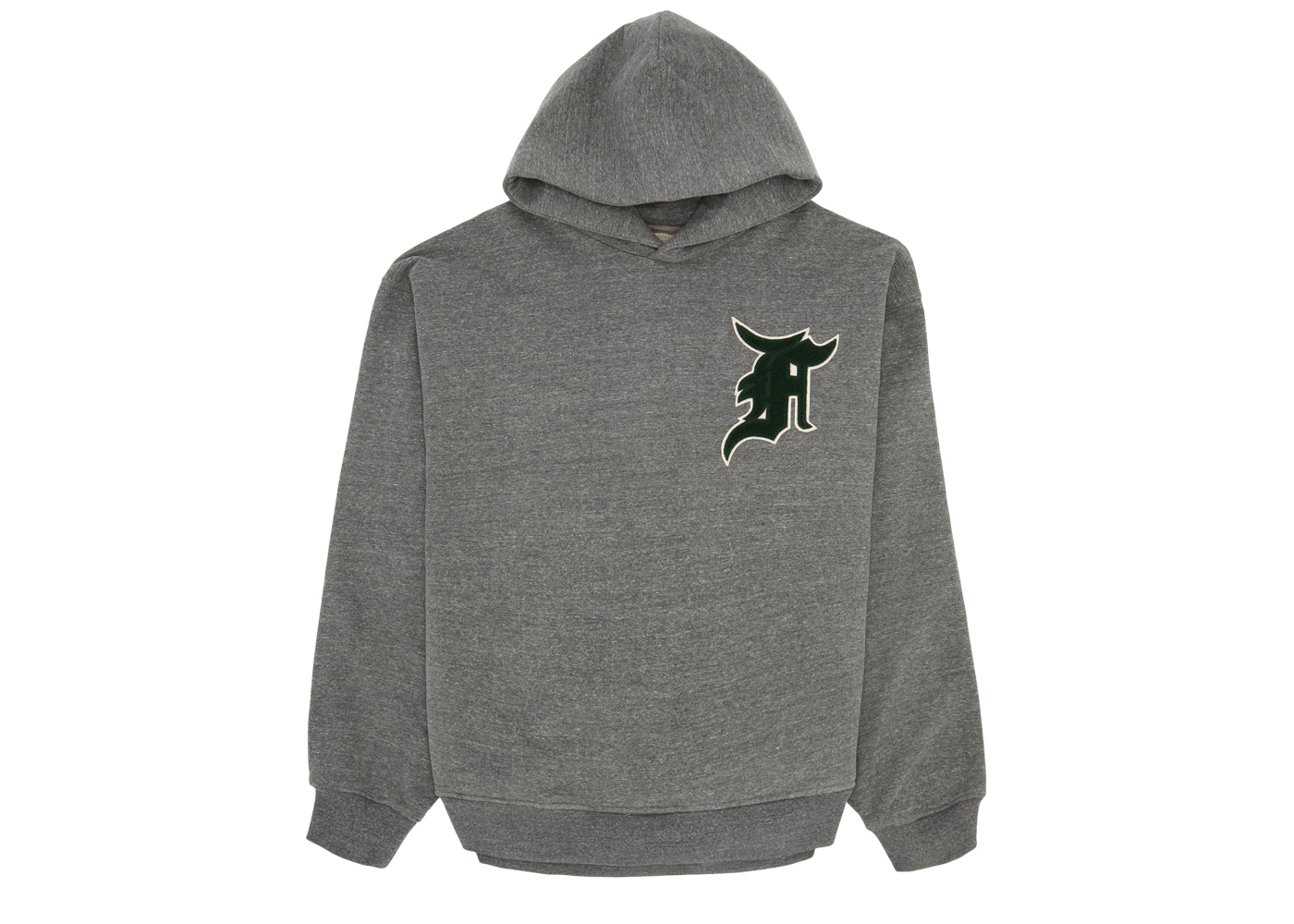 streetwear FEAR OF GOD 1987 Everyday Crest Embroidered Hoodie Grey