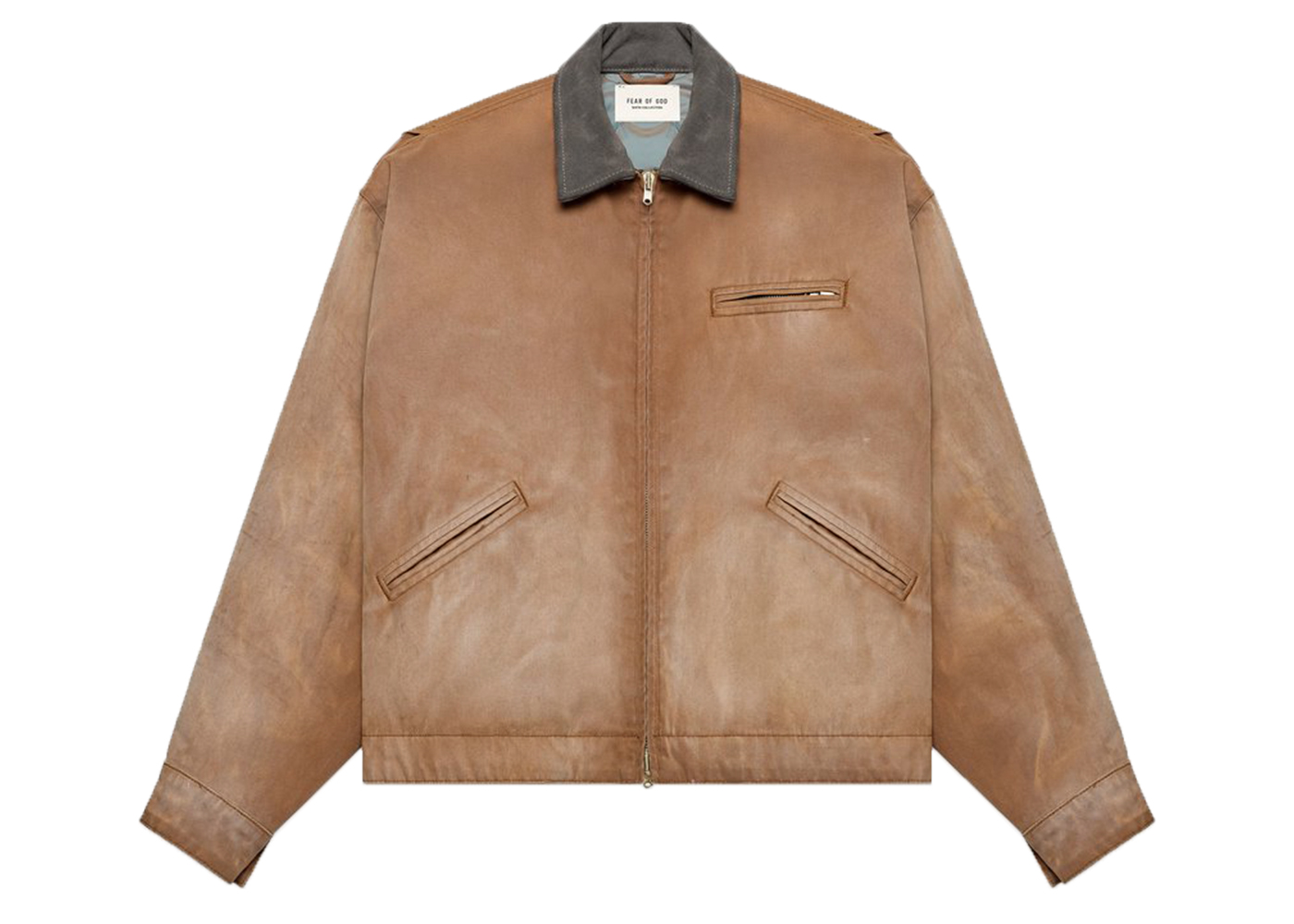 streetwear FEAR OF GOD Canvas Work Jacket Brick
