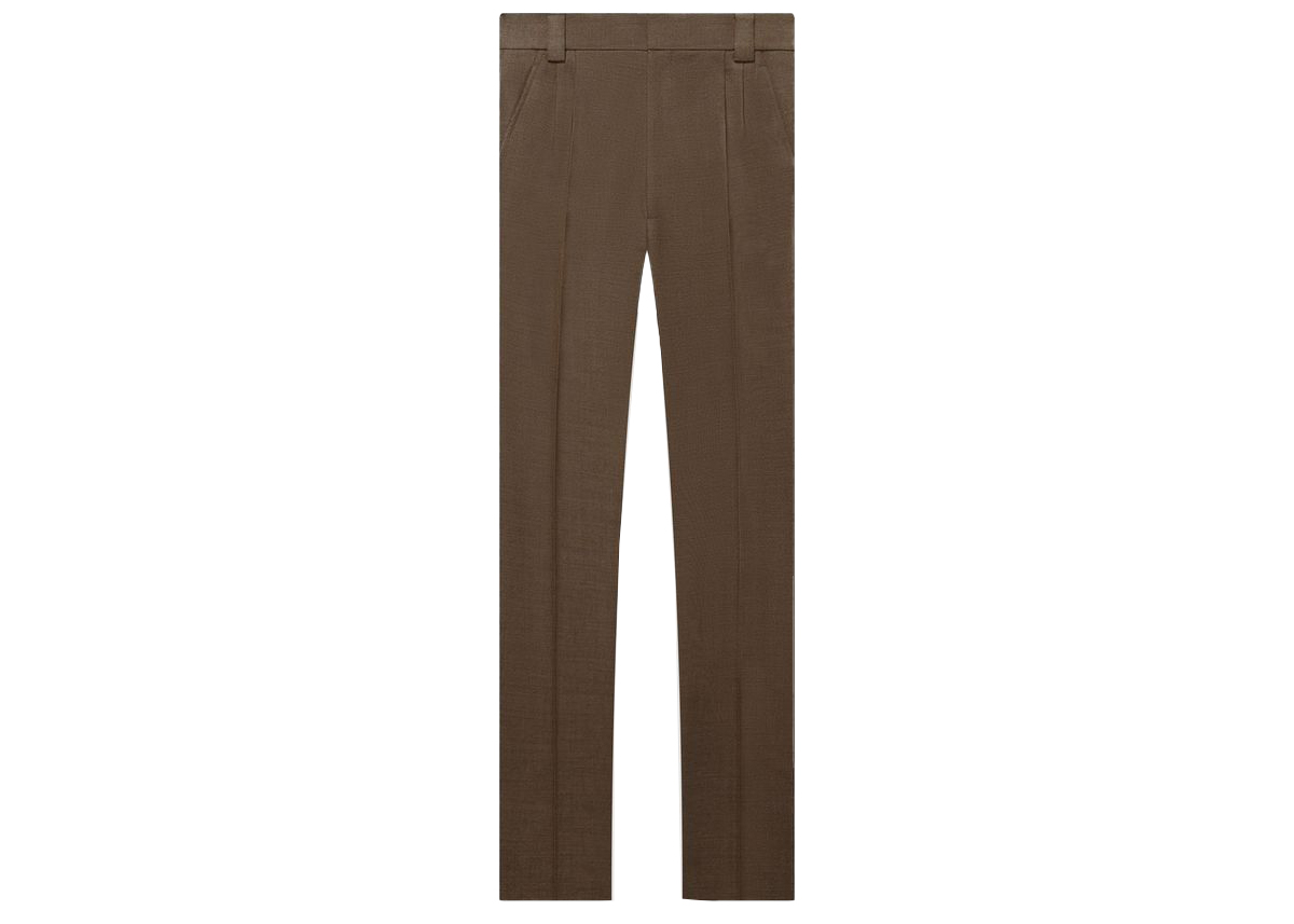 streetwear Fear of God Double Pleated Trouser Mocha