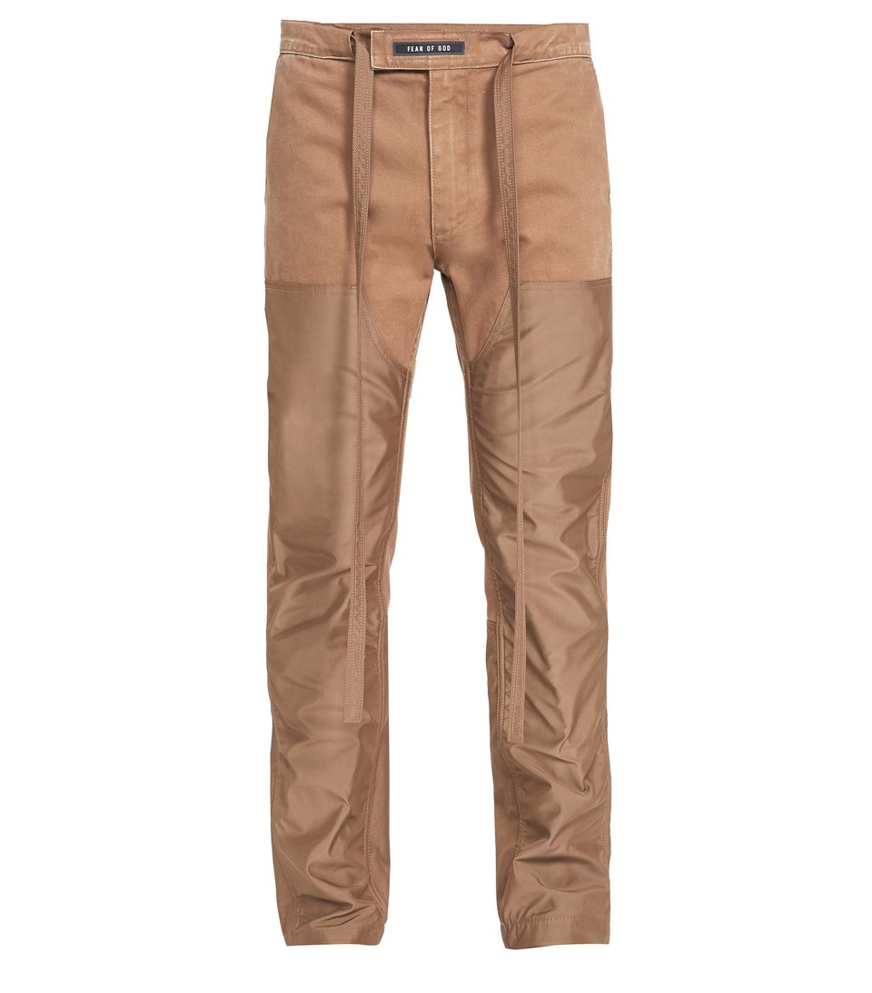 streetwear FEAR OF GOD Nylon Canvas Double Front Work Pants Rust