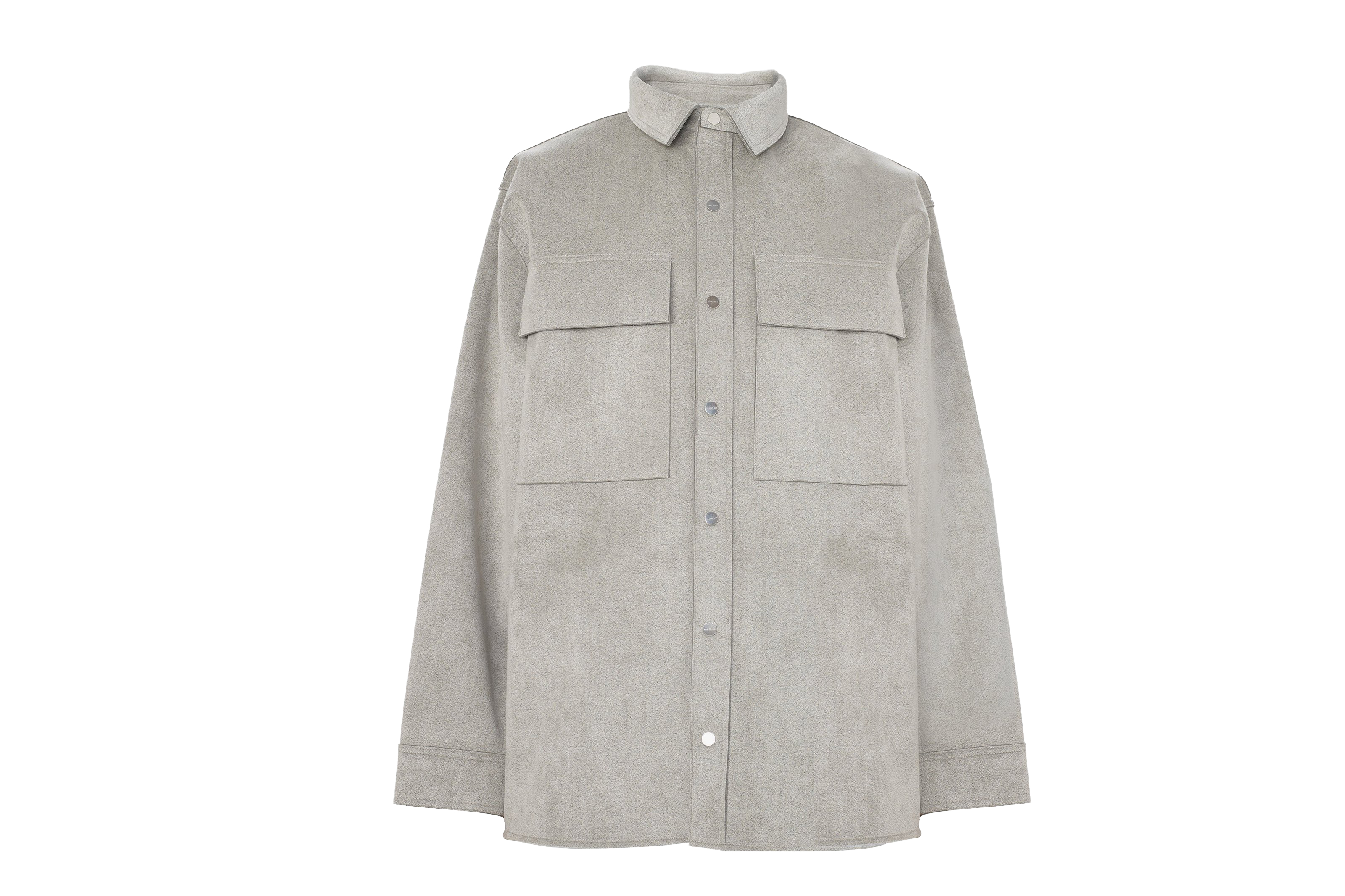 streetwear FEAR OF GOD Utrasuede Shirt Jacket Heather Grey