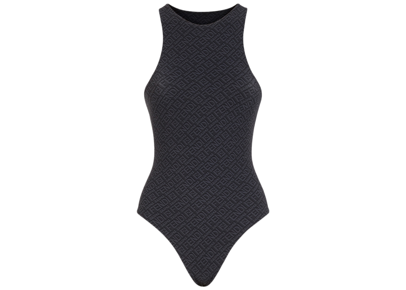 streetwear Fendi x SKIMS High Neck Bodysuit Black