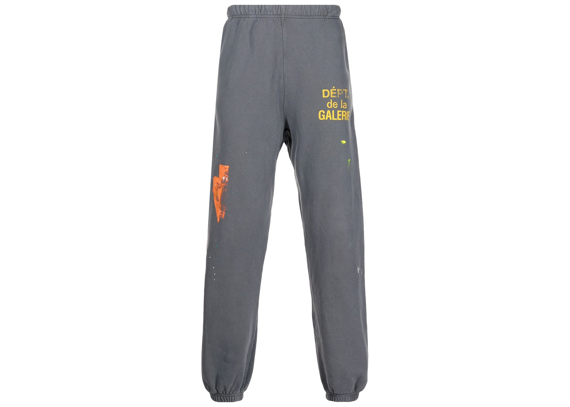 streetwear Gallery Dept. Paint Splatter Detail Track Pants Gray