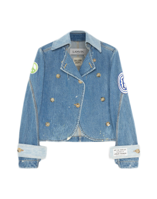 streetwear Gallery Dept. x Lanvin Women's Double-Breasted Denim Jacket Multi (Collection 2)