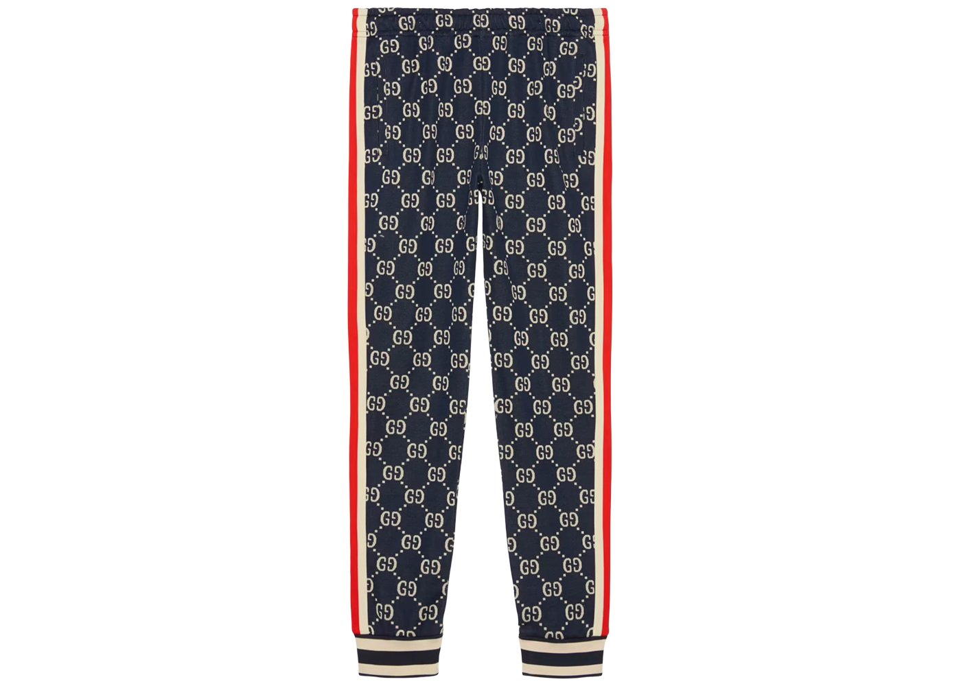 streetwear Gucci GG Jacquard Jogging Pant Blue/Ivory