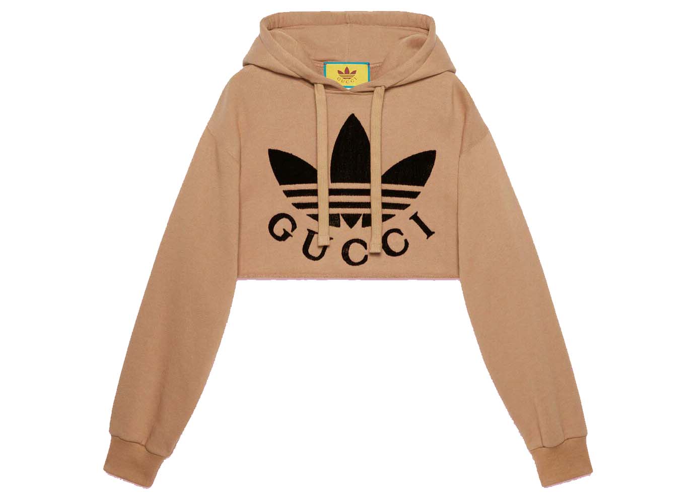 streetwear Gucci x adidas Cropped Sweatshirt Beige