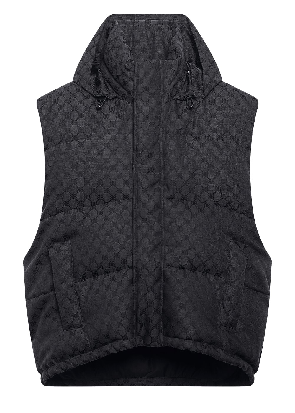 streetwear Gucci x Balenciaga The Hacker Project Hacker Cocoon Puffer Vest Black