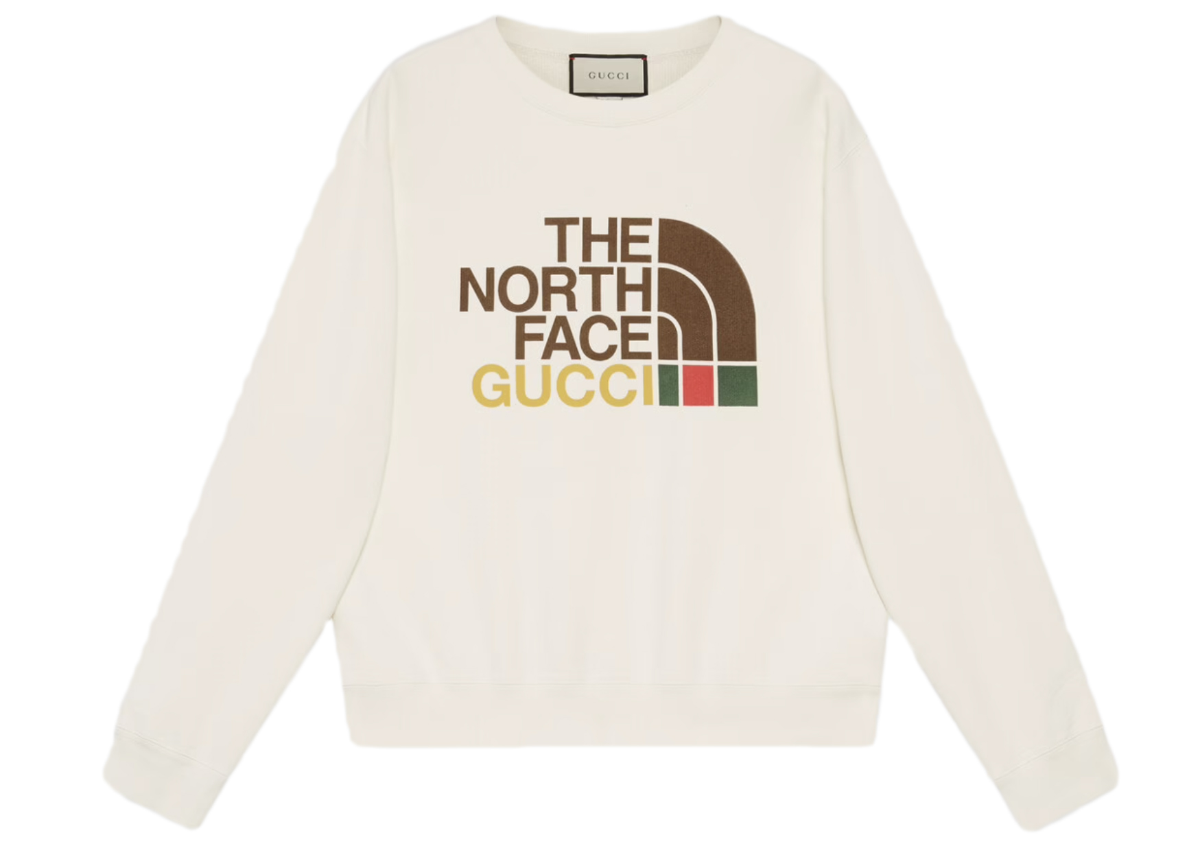 streetwear Gucci x The North Face Cotton Sweatshirt Ivory