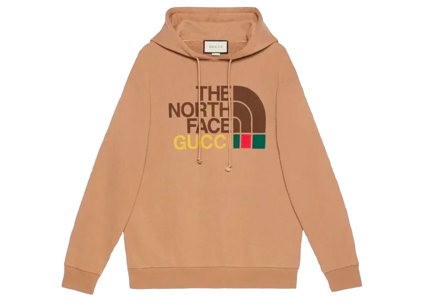streetwear Gucci x The North Face Cotton Hoodie Brown