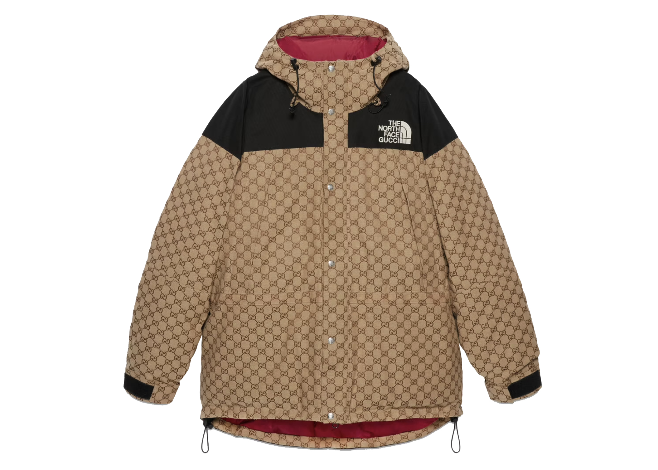 streetwear Gucci x The North Face Down Jacket Beige/Ebony