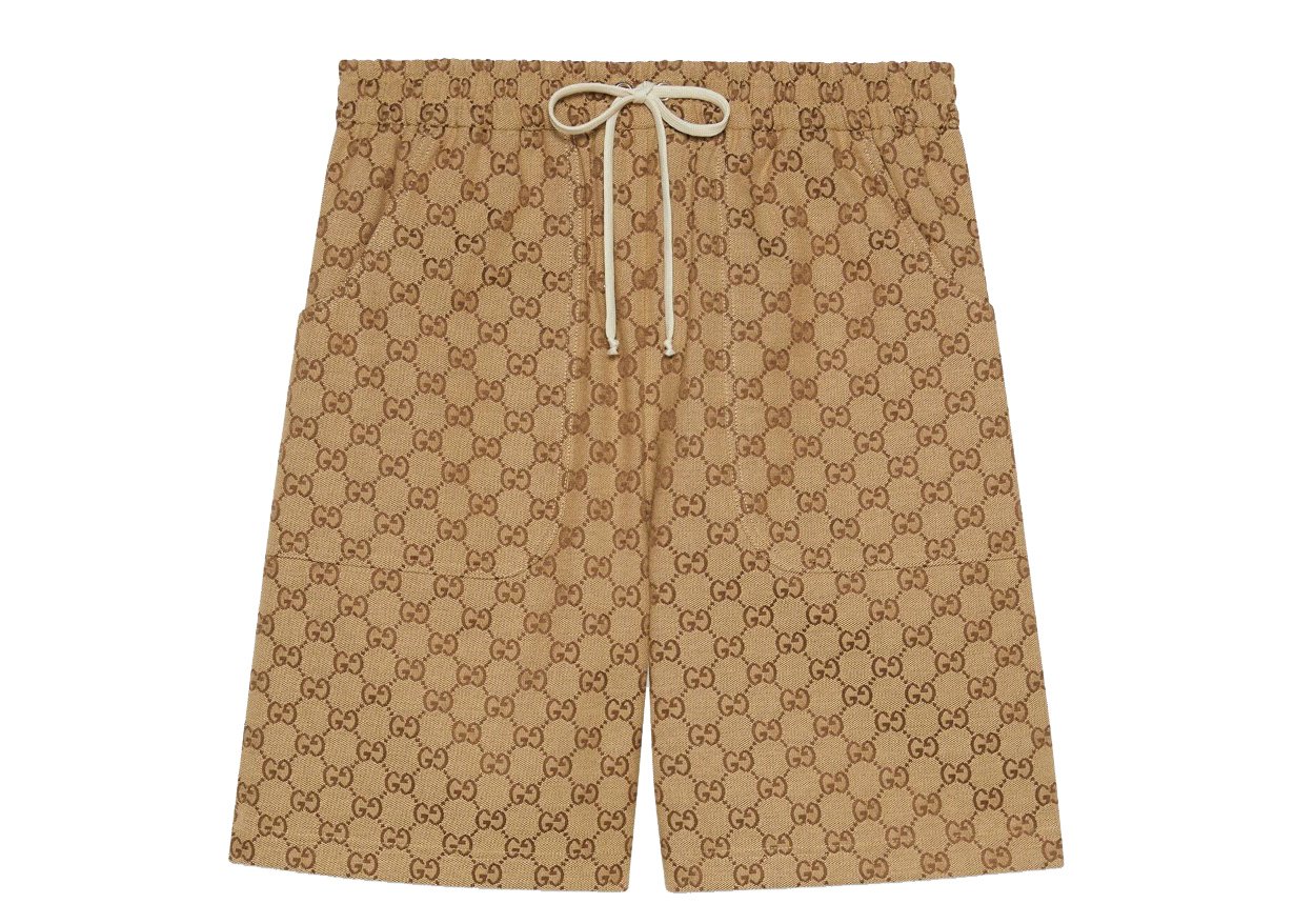 Gucci x The North Face GG Canvas Shorts Brown/Beige streetwear