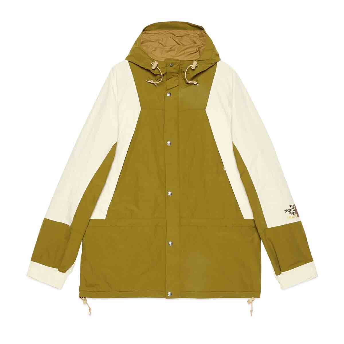 streetwear Gucci x The North Face Jacket Dark Green/Beige