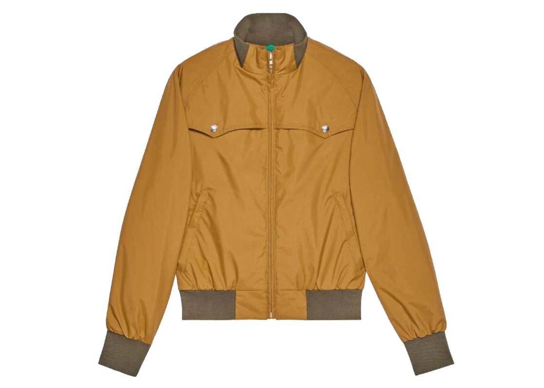 streetwear Gucci x The North Face Light Nylon Bomber Gold