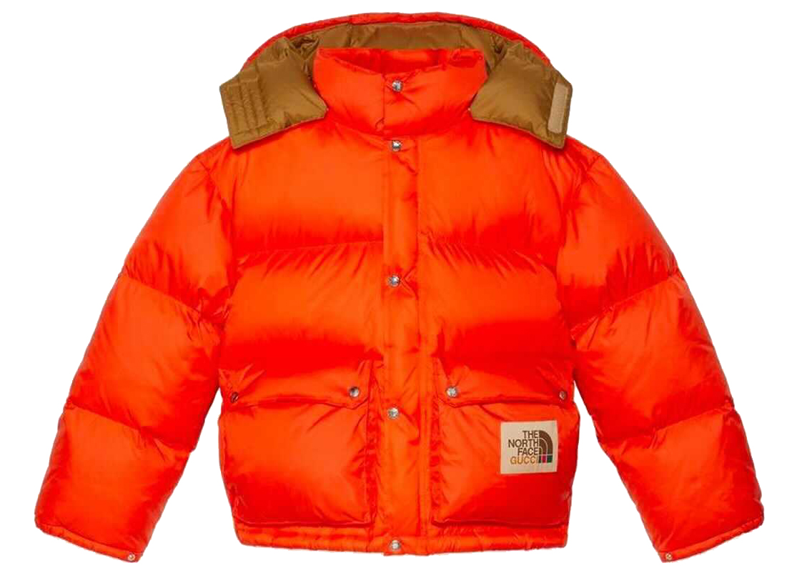 streetwear Gucci x The North Face Nylon Jacket Red