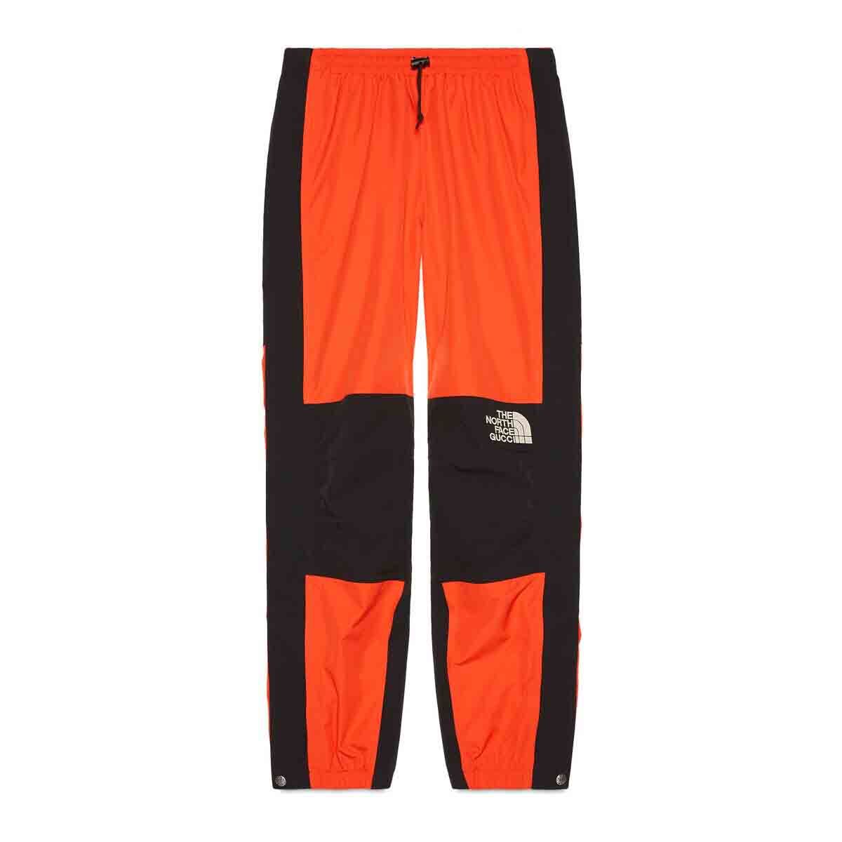 streetwear Gucci x The North Face Nylon Pant Orange/Black