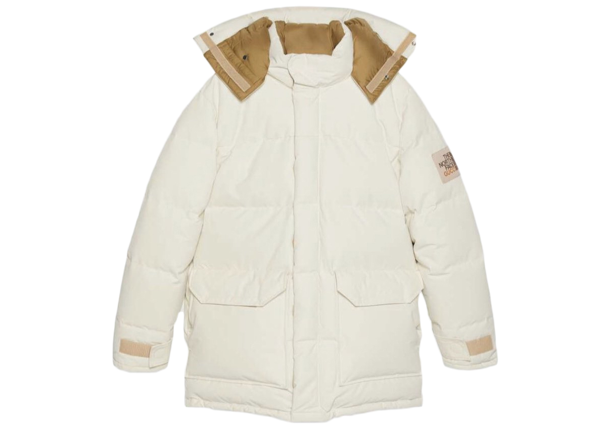 streetwear Gucci x The North Face Puffer Jacket Cream