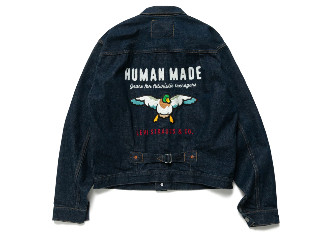 streetwear Human Made x Levi's 506 Japanese Trucker Jacket Indigo
