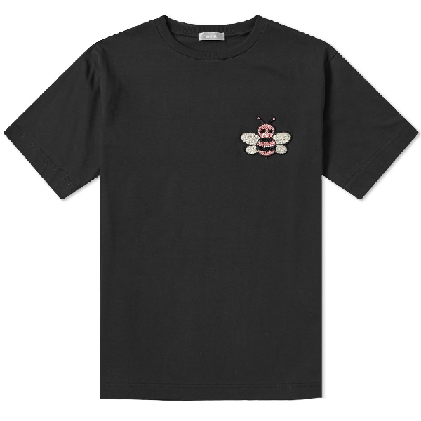 streetwear KAWS x Dior Crystal Bee T-shirt Black