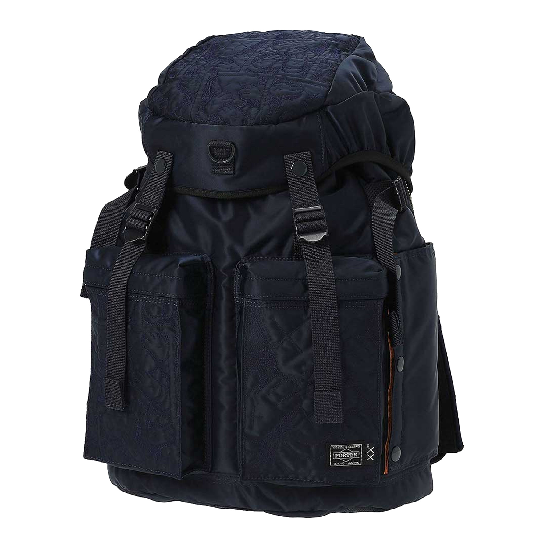 streetwear KAWS x Porter Backpack Iron Blue
