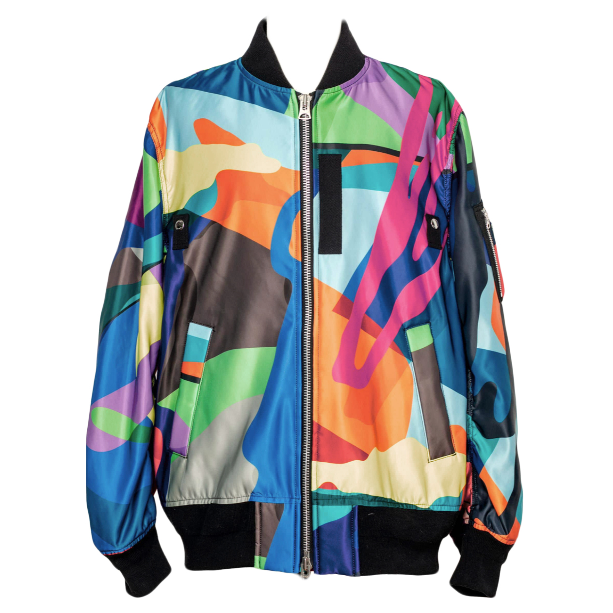 streetwear KAWS x Sacai MA-1 Blouson Multi