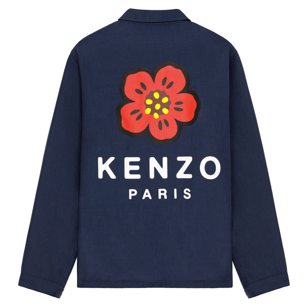 streetwear KENZO x Nigo Boke Flower Women's Coach Jacket Navy