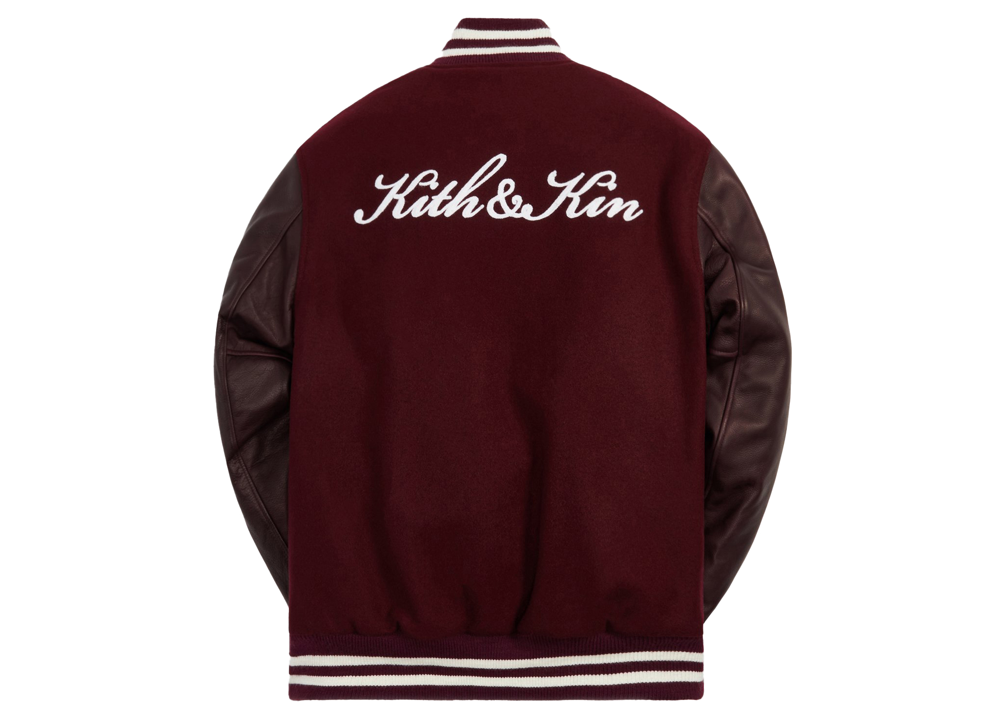 streetwear Kith for Golden Bear Varsity Jacket Magma