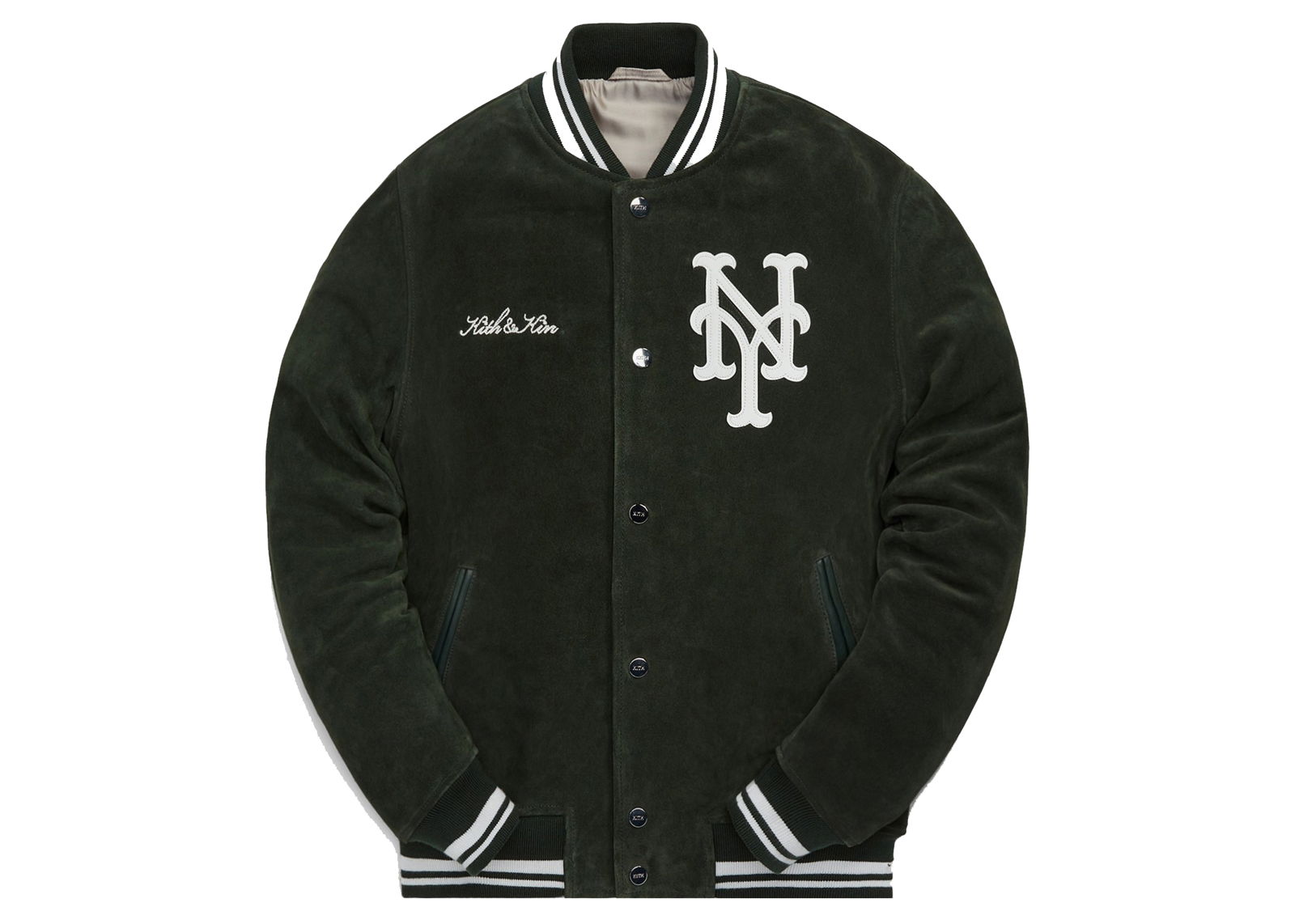TimeToCop - Kith MLB for New York Mets Suede Bomber Jacket Stadium