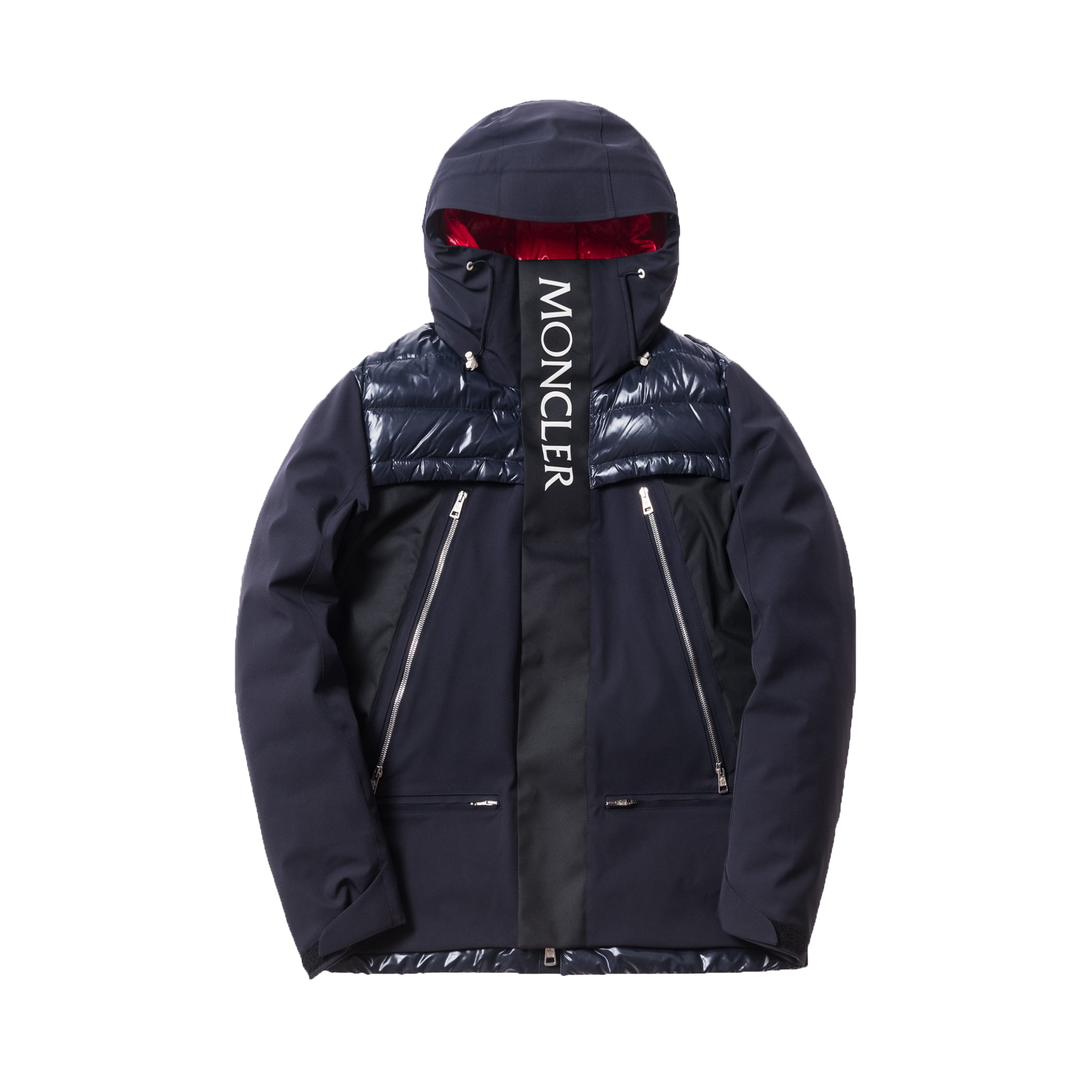 streetwear Kith Moncler Parrachee Long Down Jacket Navy