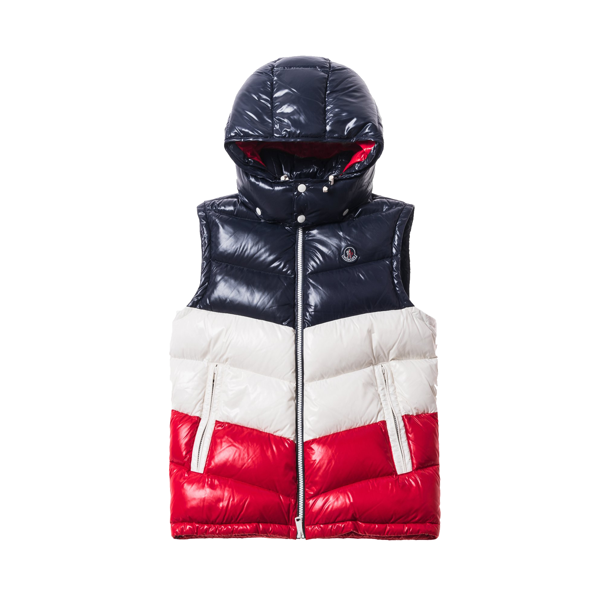 streetwear Kith Moncler Pelat Down Vest Navy/Red