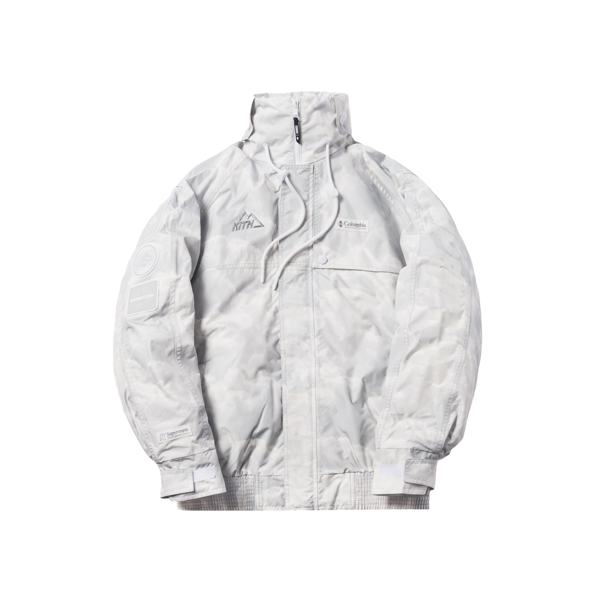 streetwear Kith x Columbia Criterion IC Parka Cloud