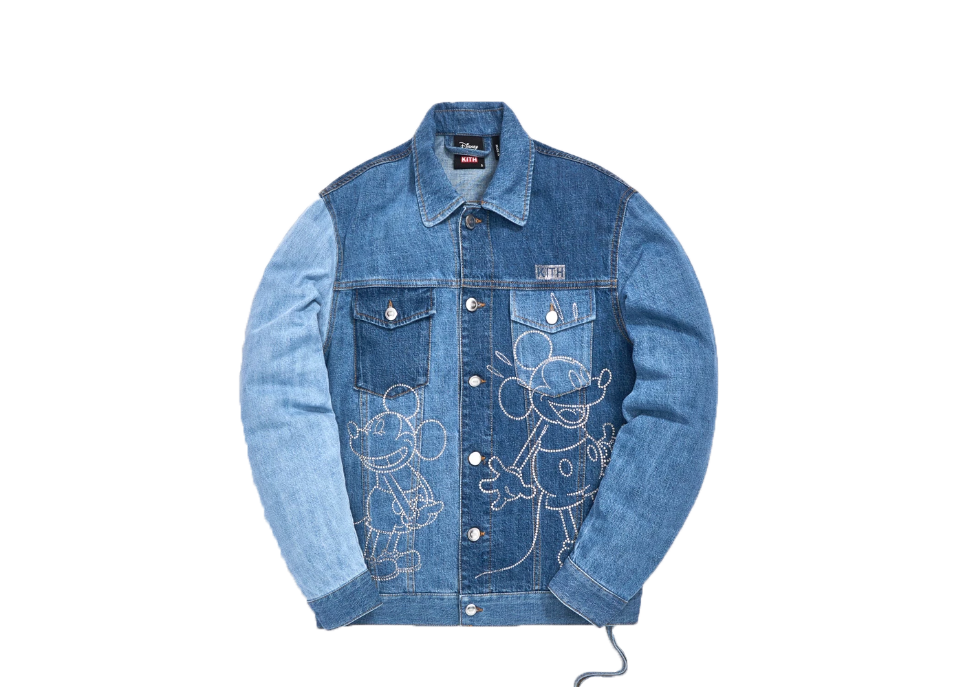 streetwear Kith x Disney Laight Denim Jacket Indigo