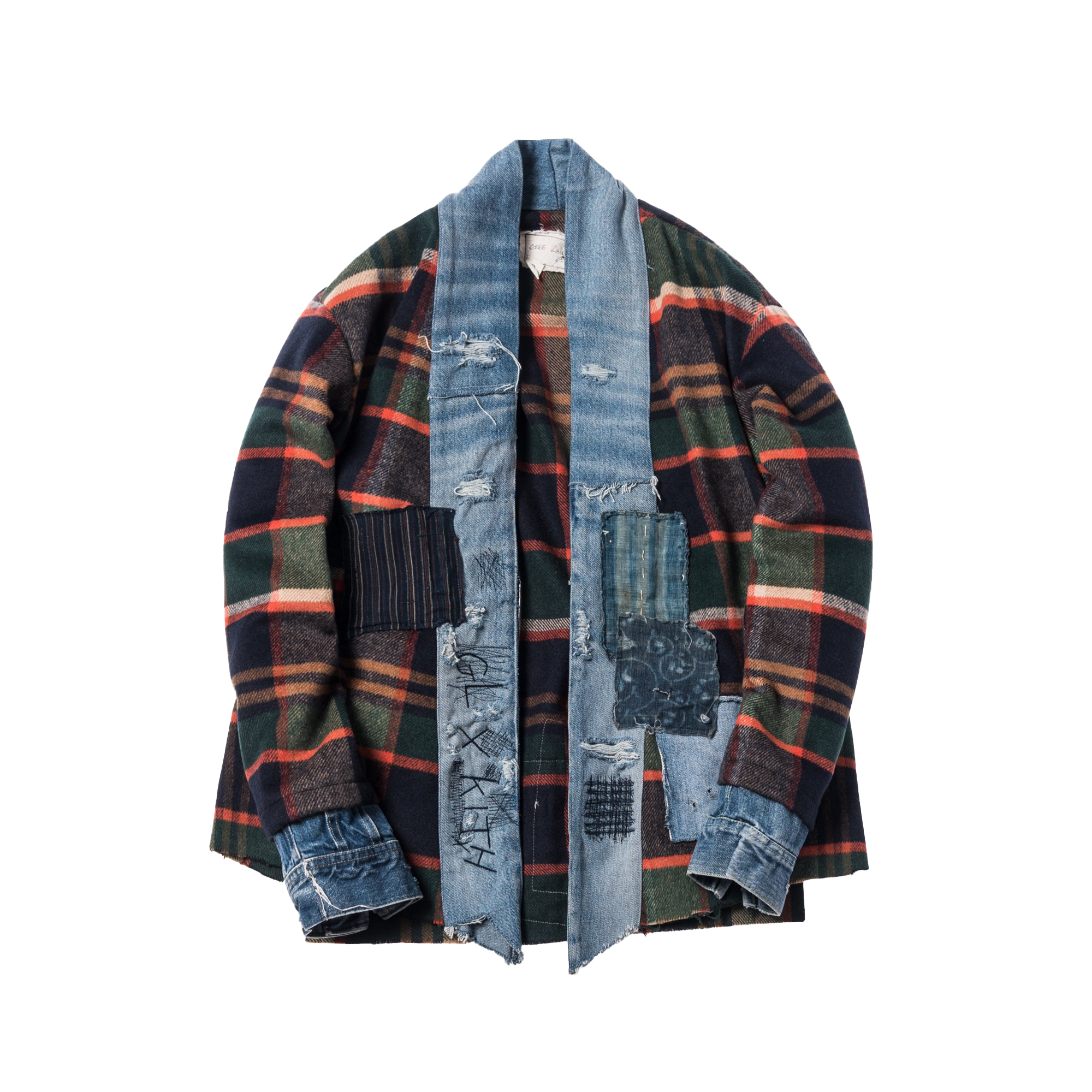 streetwear Kith x Greg Lauren Pliad/Vintage Denim Stripe Kimono Multi
